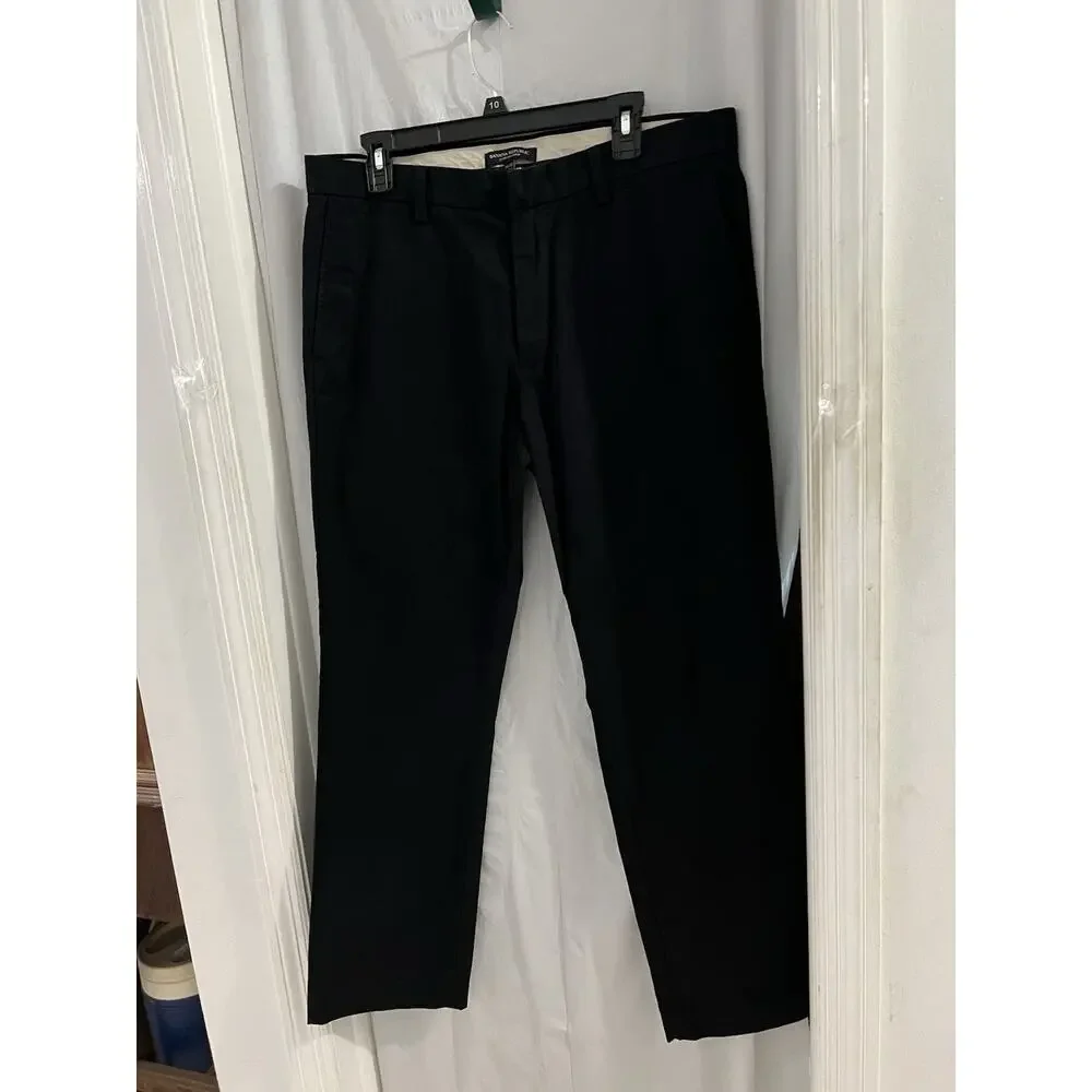 Banana Republic Men’s Black Emerson Chino Pants Sz 34/32